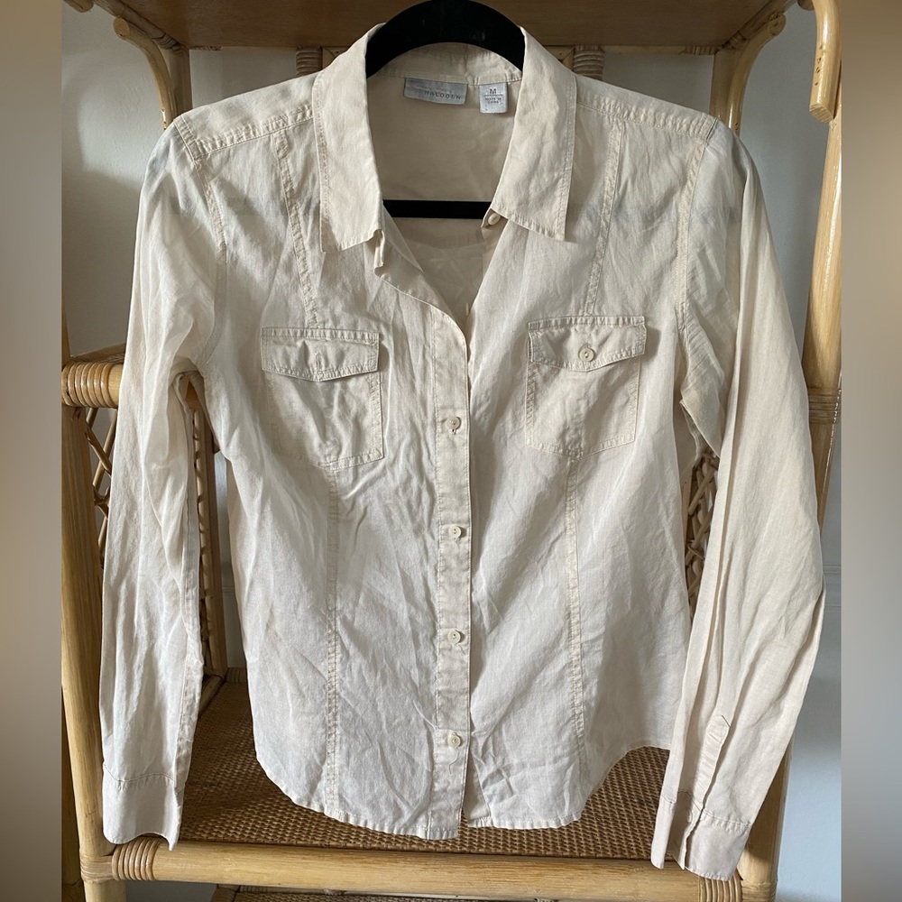Linen Button Down